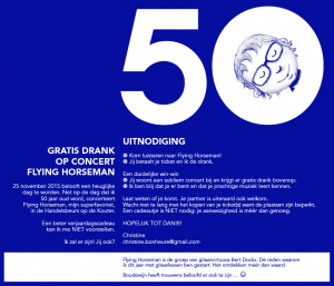 Uitnodiging Flying Horseman