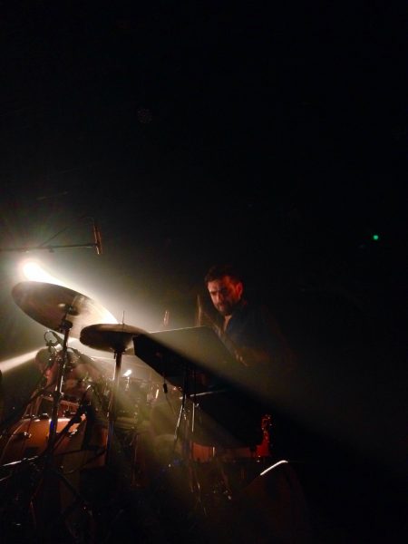 Alfredo Bravo, drummer Flying Horseman, 25 november 2015, Handelsbeurs Gent