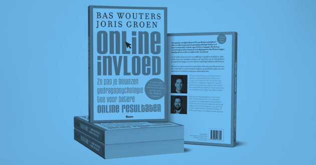 Beeld van het Online invloed boek van Bas Wouters en Joris Groen
